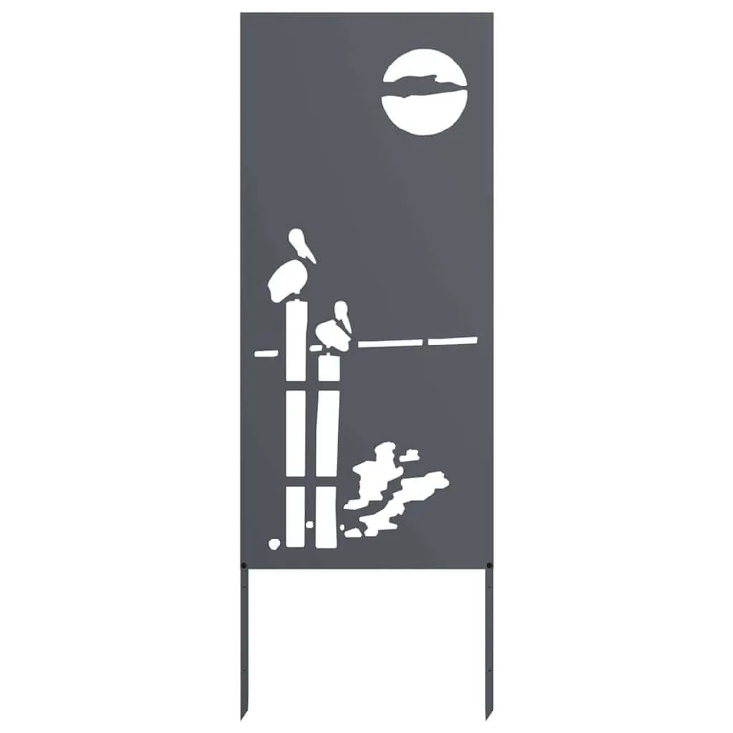 vidaXL Garten Sichtschutz-Leinwand Anthrazit 50 x 140 cm 876317