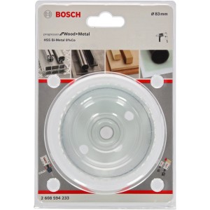 Bosch Lochsäge Progressor 83mm für Holz und Metall im Blister