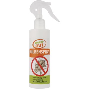 Insect Out Milbenspray, anwendungsfertiges Spray gegen Hausstaubmilben.