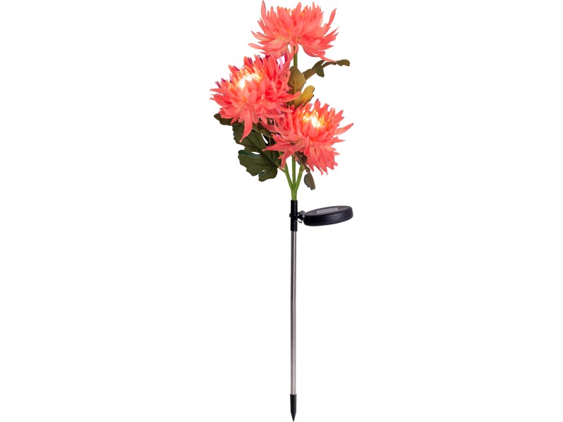 Näve LED-Solar-Erdspieß Blume 79 cm Rose kaufen bei OBI