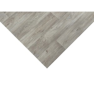 PVC-Bodenbelag Primaflor Turin Eiche Grau, strukturierte Holzoptik.