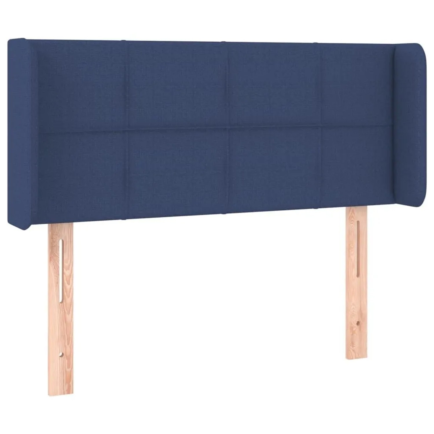 vidaXL Kopfteil mit Ohren Blau 83x16x78/88 cm Stoff 3118748