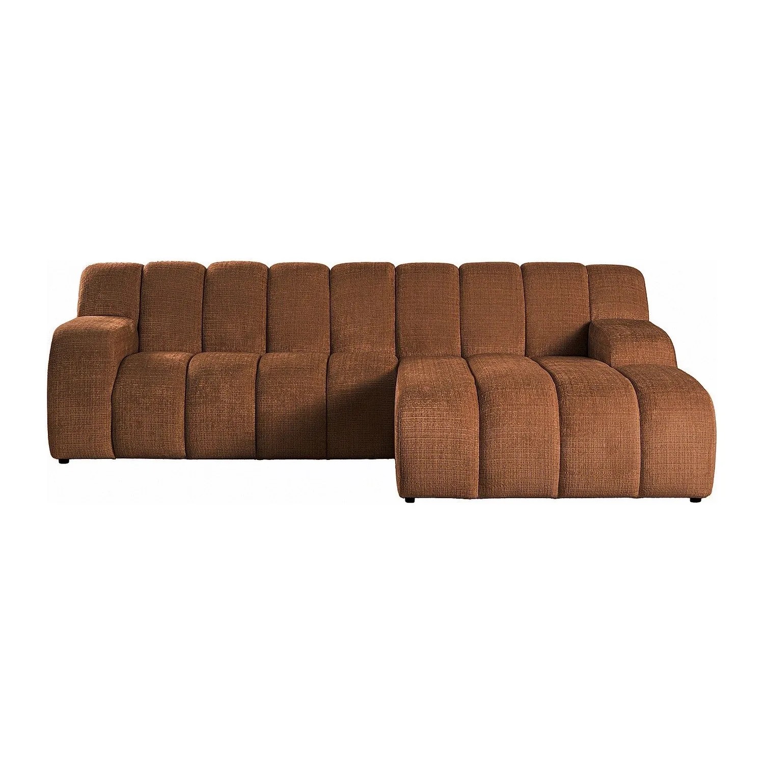 Vente-unique Sofa Ohne Schlafmöglichkeit Beladon Terracotta 272 cm