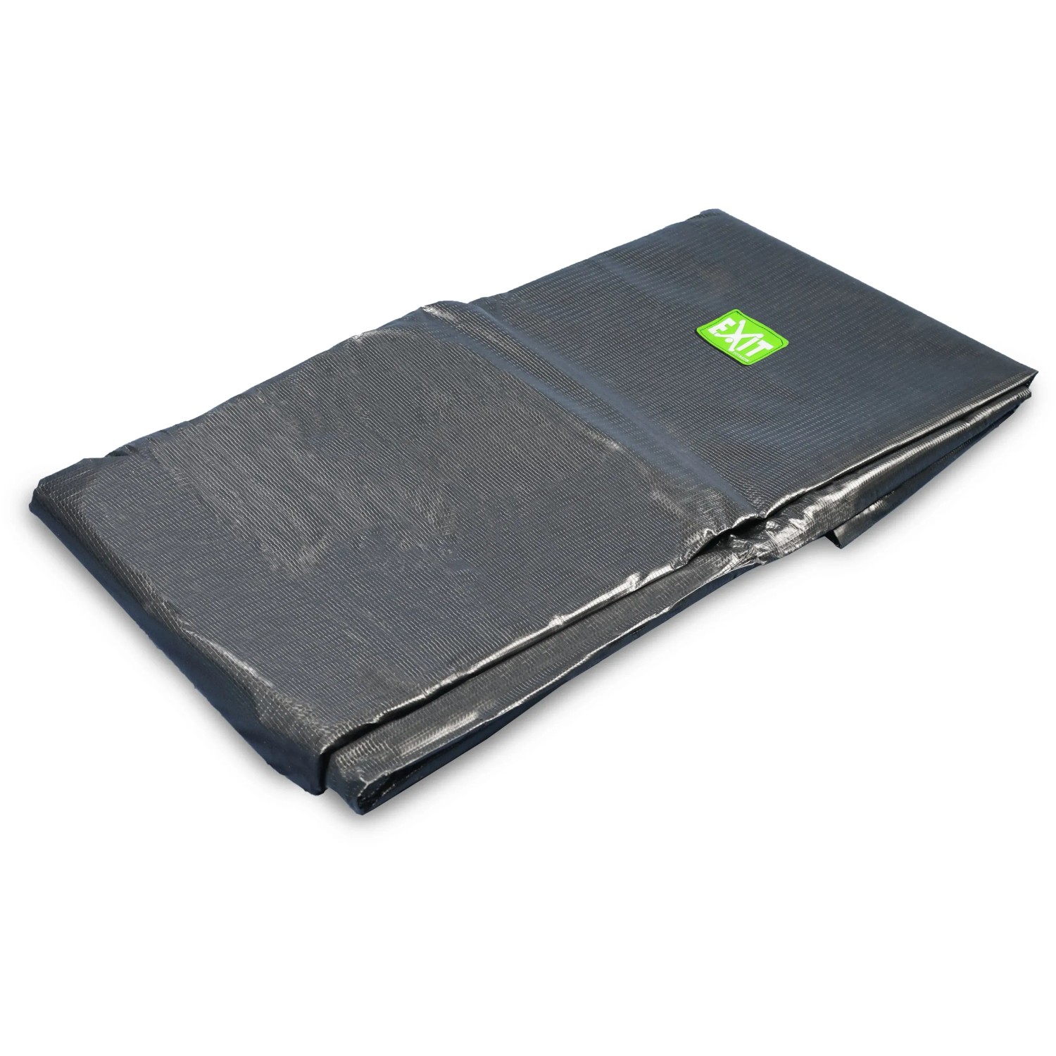 Schwarze EXIT Premium Pool-Abdeckplane 400x200cm zum Schutz vor Witterung und Schmutz.