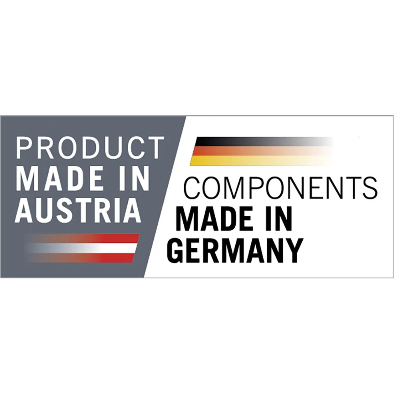 Roter PCE Schutzkontaktstecker aus Gummi mit Hinweisen zur Herkunft.