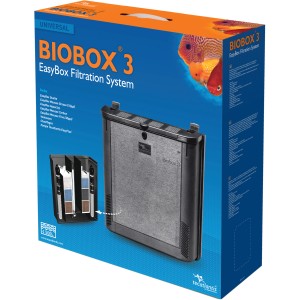 Aquatlantis Biobox 3 Innenfilter für Aquarien bis 500 l, Filtersystem im Karton.