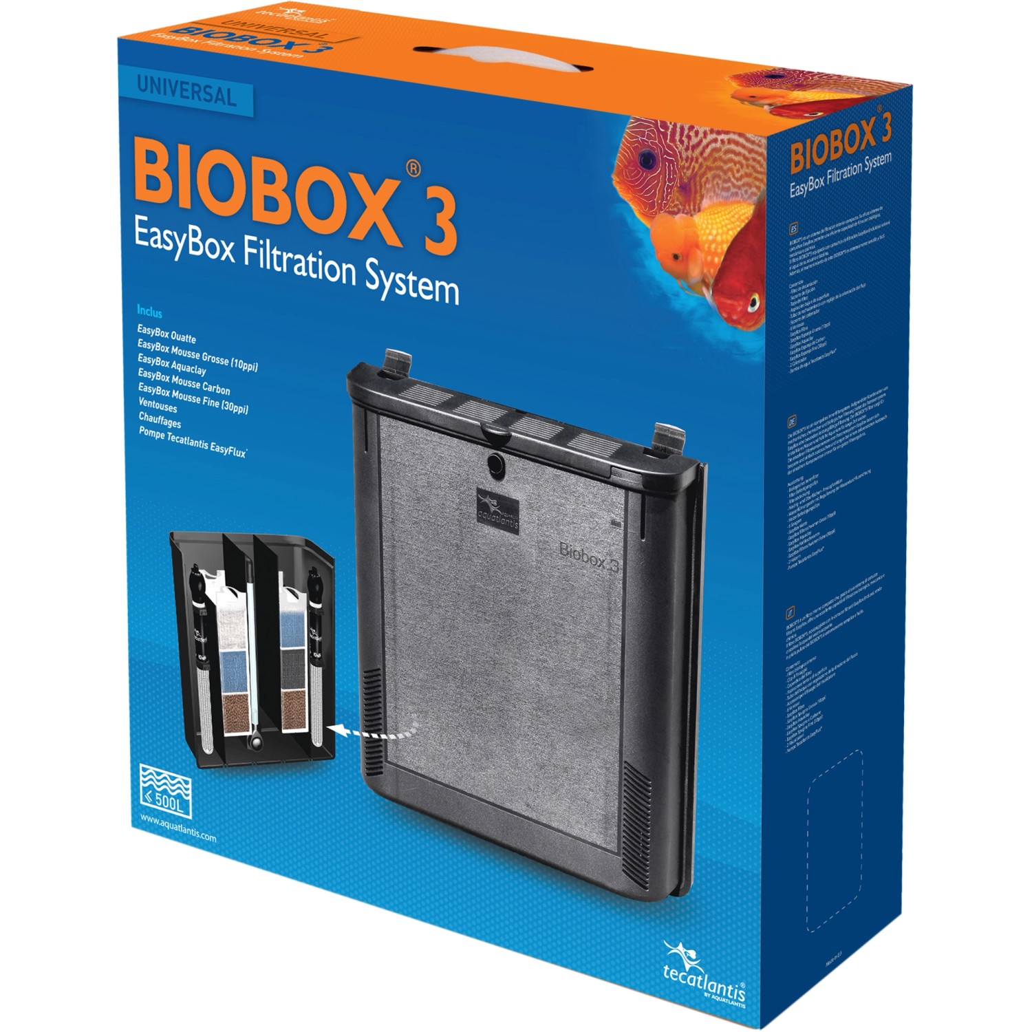 Thumbnail - Aquatlantis Innenfiltersystem Biobox 3 2 x 300 W bis 500 l