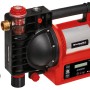 Einhell GE-AW 1246 N FS Hauswasserautomat in Rot und Schwarz mit Wasserfüllanzeige.