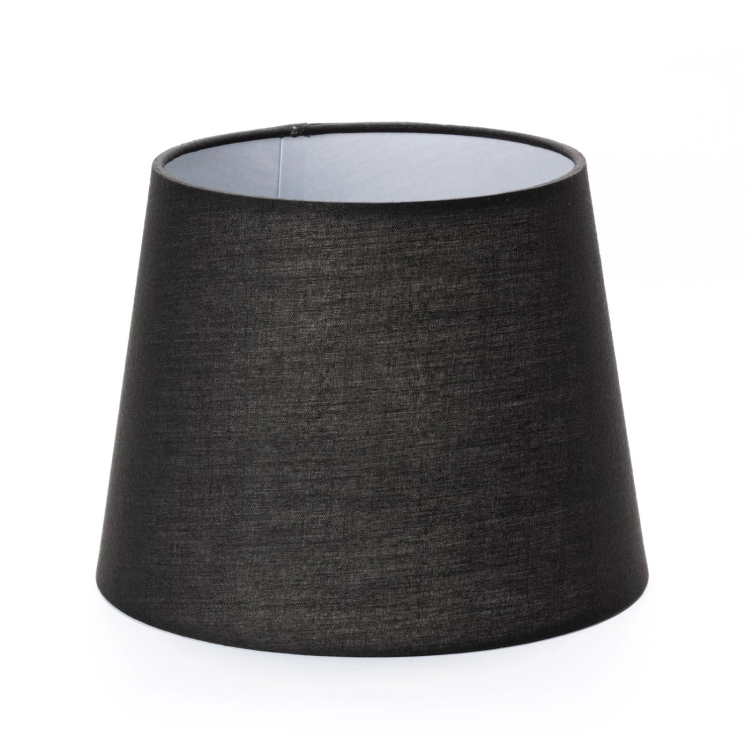 Orion Lightstyle Lampenschirm Ø 24 x 18 cm Stoff Konisch E27 Schwarz günstig online kaufen