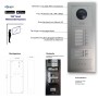 Goliath IP Video Türsprechanlage für 7 Familien in Silber/Schwarz mit RFID und App Steuerung.
