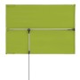 Grüner Doppler Balkonschirm, 127x177 cm, mit Handöffner. Ideal für kleine Balkone.