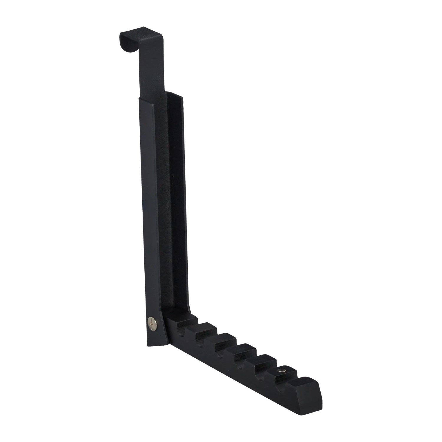 Relaxdays Klapphaken Eisen Holz Schwarz Klappbar 21 cm x 2,5 cm x 18 cm 0,15 kg
