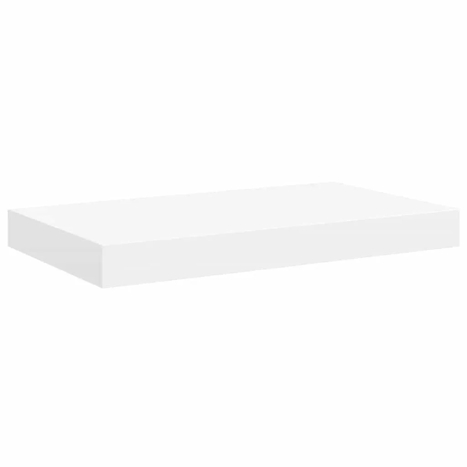 vidaXL Schweberegal Weiß 40x23x3,8 cm MDF 323805