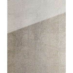 WALLFACE Wandpaneel in Silber-Grau mit Leguanleder-Optik für luxuriöse Wandgestaltung.