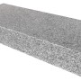 Graue Granit Blockstufe, gesägt und geflammt, für den Garten- und Landschaftsbau.