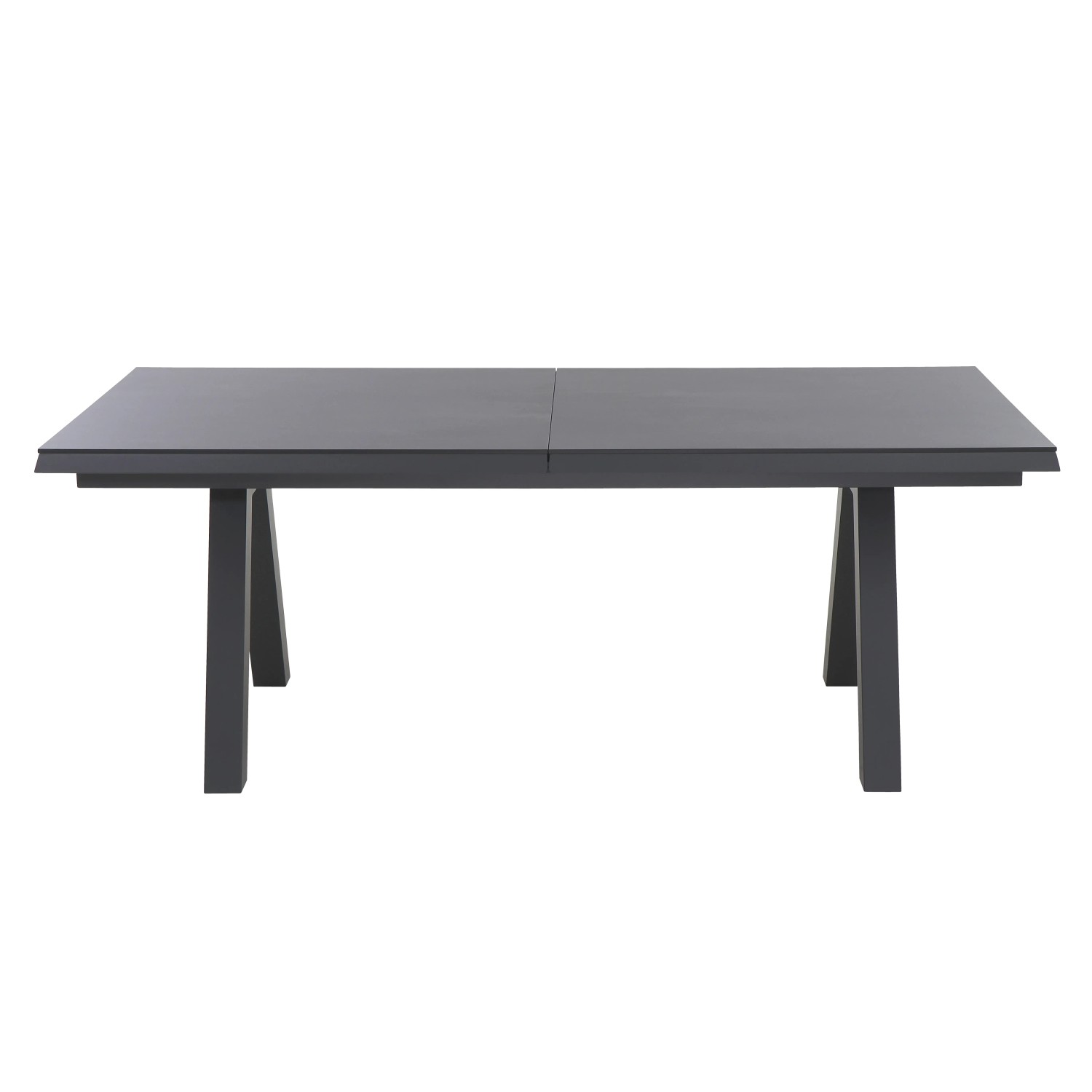 Ausziehbarer, rechteckiger Siena Garden Gartentisch Ferrostone, 100x260 cm, mit Aluminiumgestell.