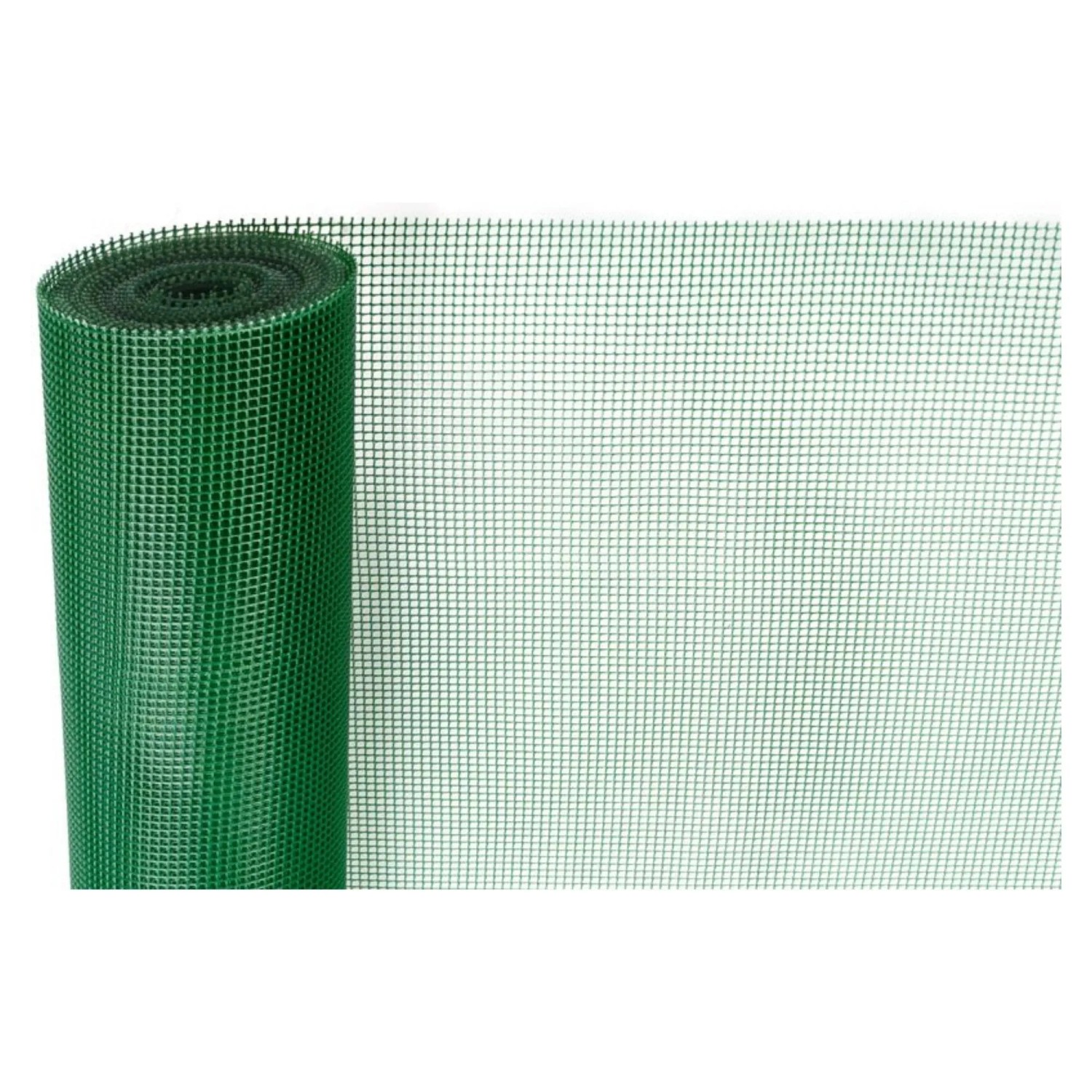 PROREGAL Kunststoffzaun GROWY HxL 1x25m Maschenweite 5x5 mm Vierkantstruktur 300g/m2 Grün Kunststoffnetz Kunststoffgitter Gartennetz Schutznetz
