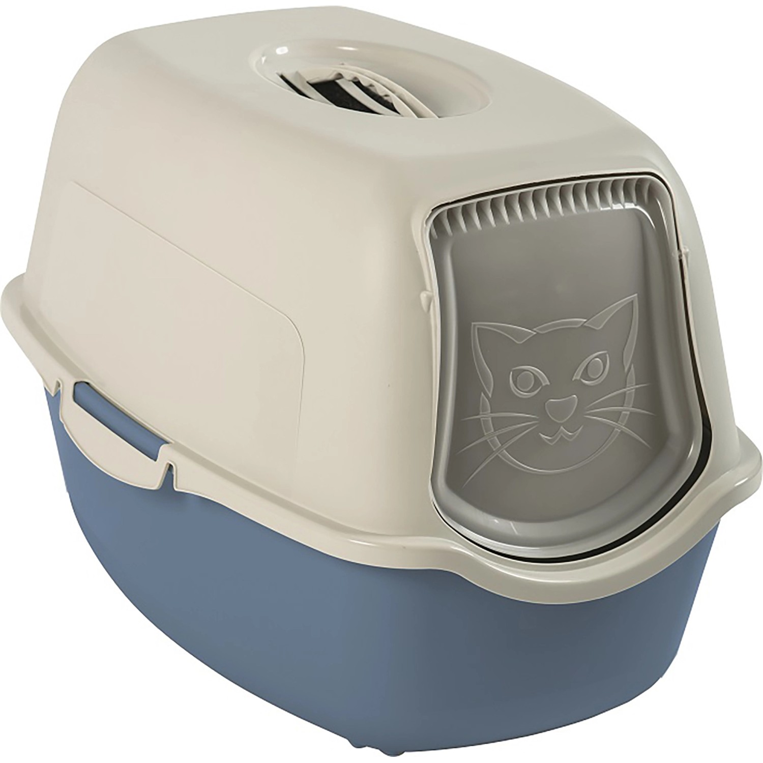 Rotho Katzentoilette Eco Bailey Horizontblau/Sand