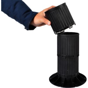 Adapter 100 mm für Stellfüße Pro zur Erhöhung von Terrassenlagern.