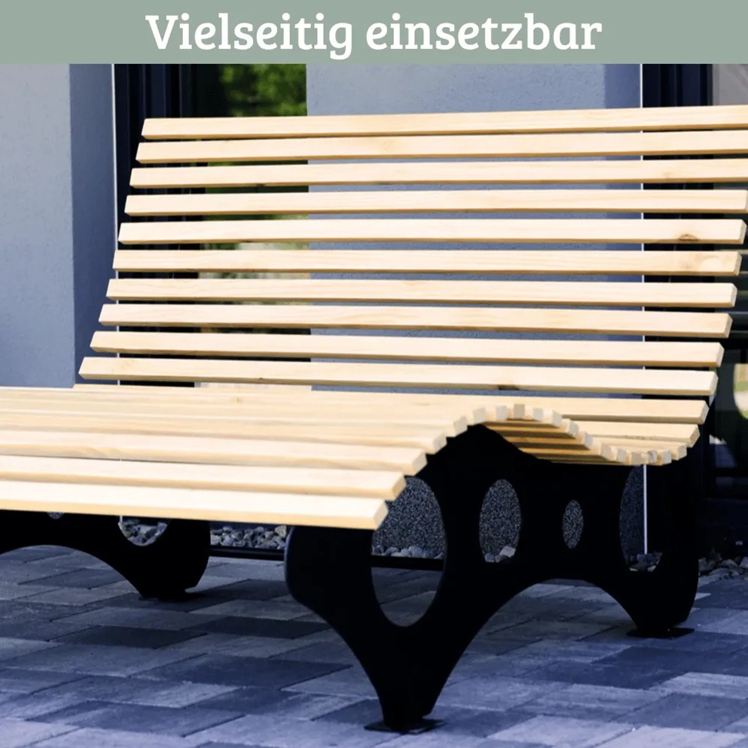 DELUKE Wellenliege Doppelliege MARTEN Massives Kiefernholz Waldliege Waldsofa Himmelsliege Relaxliege für Garten oder Terrasse_6