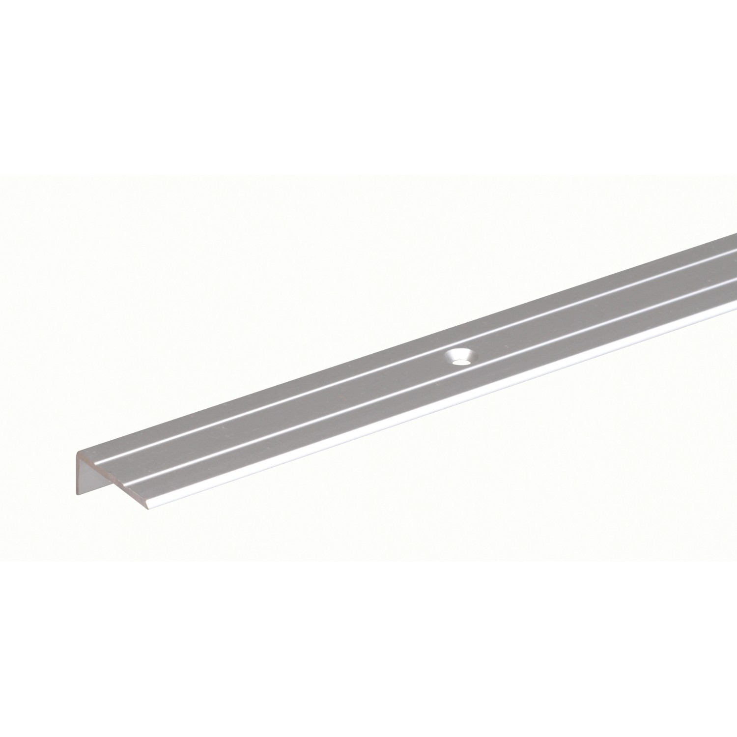 Treppenkantenprofil Aluminium 10 mm x 25 mm x 2.000 mm Silber