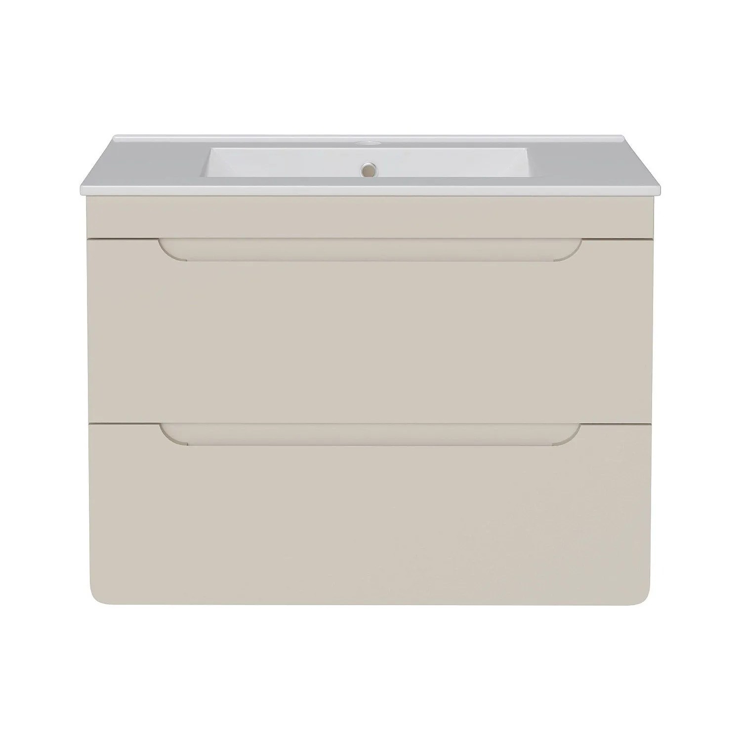 Vente-unique Einzelwaschtisch Aruba Beige 80 cm