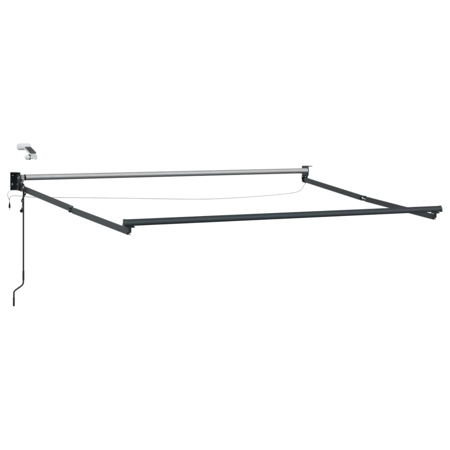 vidaXL Elektrisches Markisenrahmen Anthrazit 3 x 2 m Aluminium 42024219