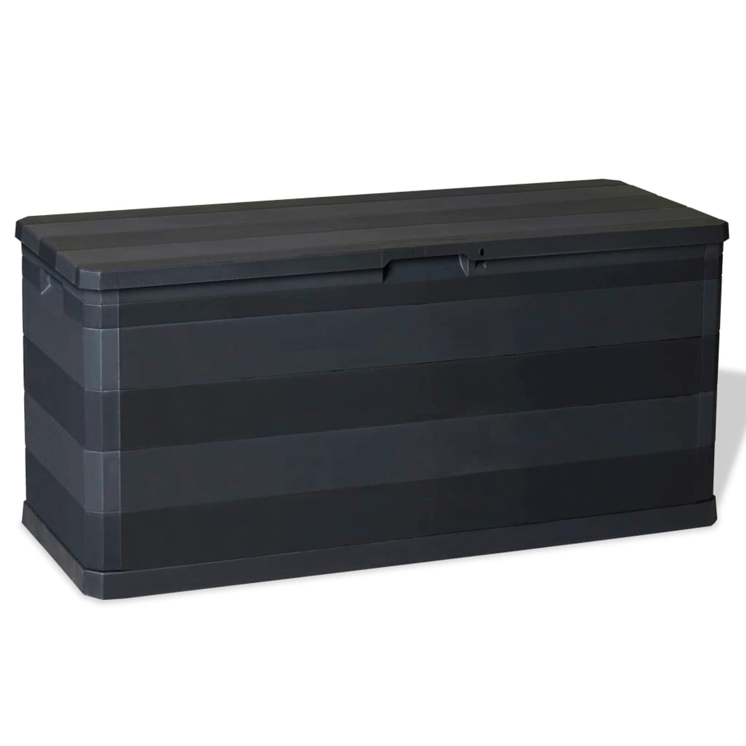 VidaXL Gartenbox Schwarz 117×45×56 cm günstig online kaufen