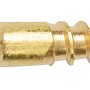 Goldene Linsensenkkopf Holzschraube mit Schlitz, 3,5x30 mm, 20er-Pack.