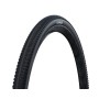 Schwarzer Schwalbe G-One Comp Fahrradreifen mit robustem Profil für Gravel und urbanen Einsatz.