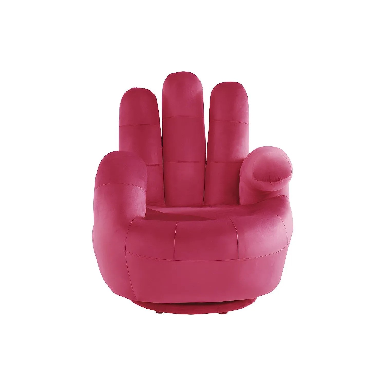 Vente-unique Sessel Mit Gerader Rückenlehne Catchy Pink Fuchsia 82 cm