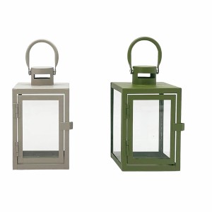 Mehrfarbige Boltze Laterne Arana Klein, 11 cm, aus Metall und Glas für stimmungsvolle Weihnachtsdekoration.