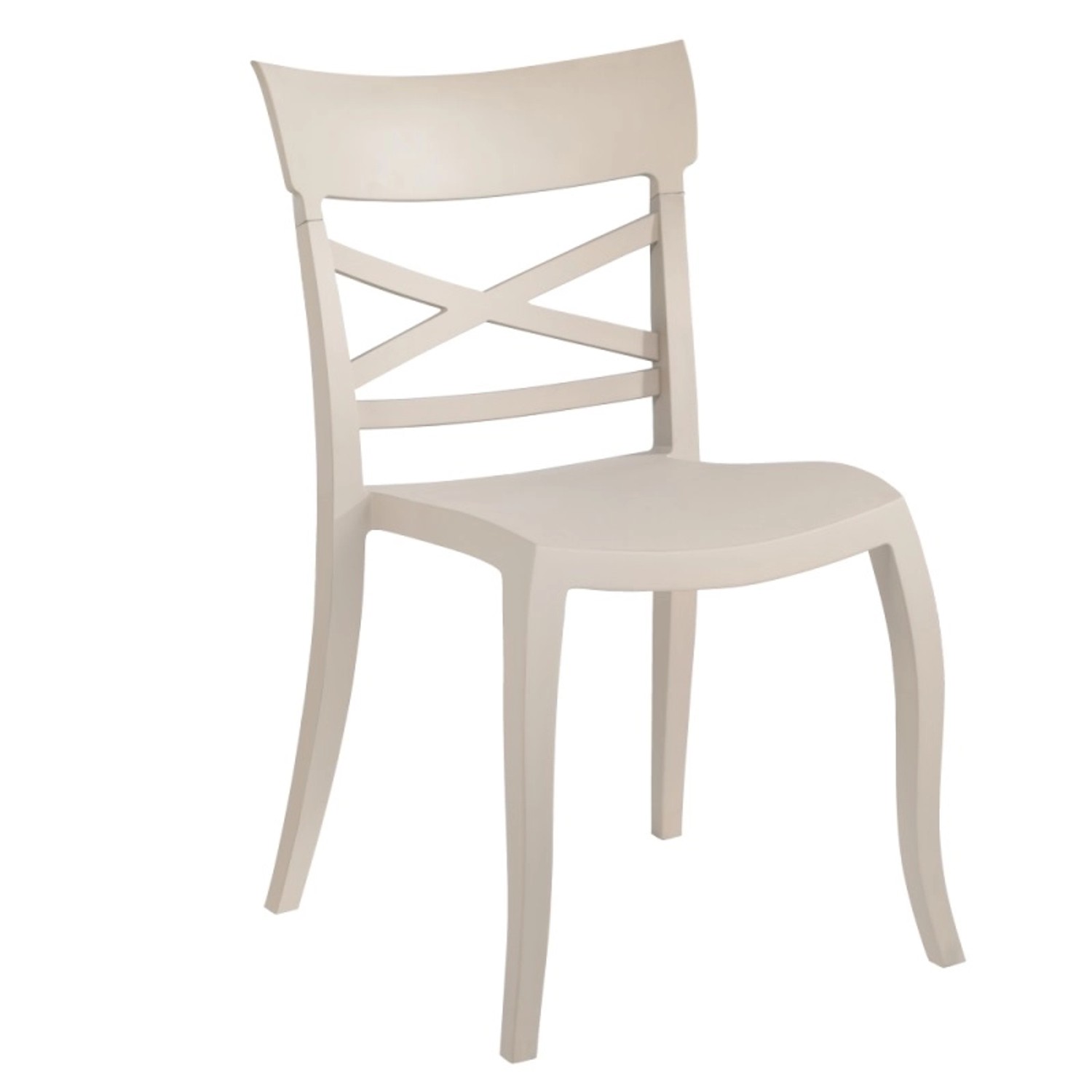 Papatya Stuhl XSera-S  Hellbeige 65 günstig online kaufen