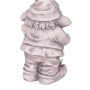 DELUKE Gartenfigur THEO Zwerg, weiße Gartendeko aus Kunststoff, 39 cm hoch.