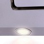 Detailaufnahme: PKM Dunstabzugshaube 9031X aus Edelstahl mit LED-Beleuchtung.