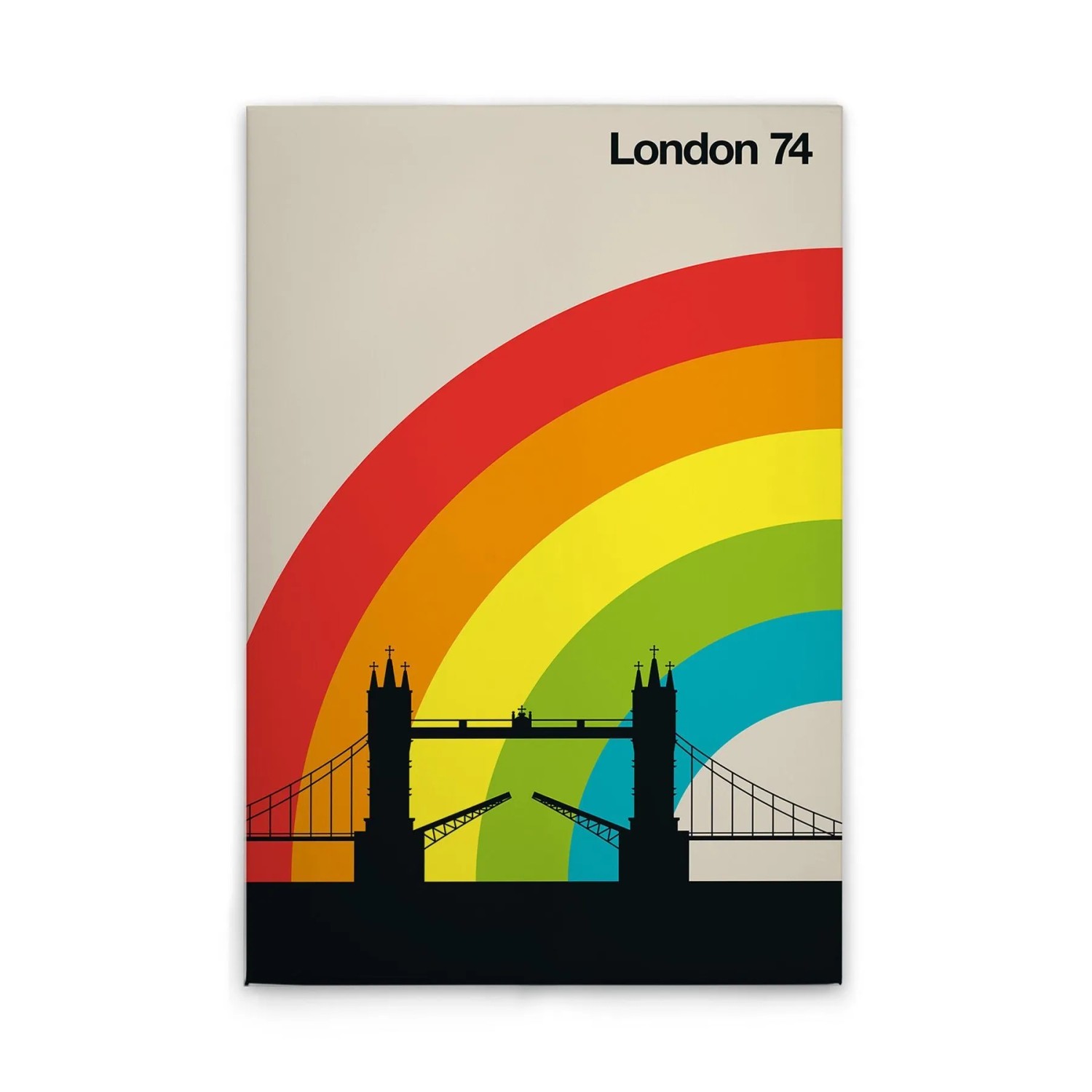 Tadessi Leinwandbild - M1-No.50828 - Retro London - 80 x 120 cm - Querformat