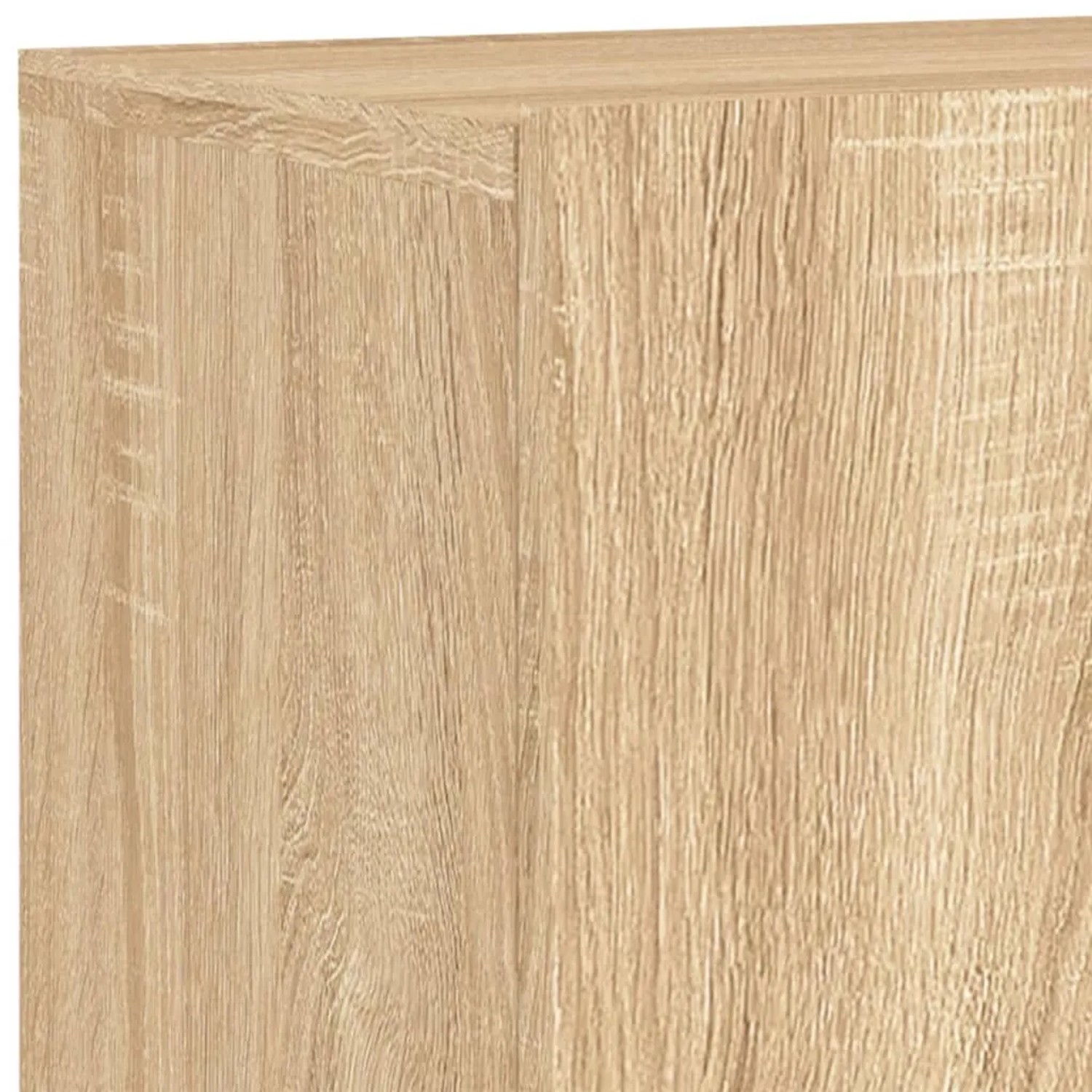 Detailaufnahme: Sonoma-Eiche Holzstruktur der VidaXL Wohnwand, Modell 5.
