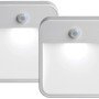 2er-Pack Mr. Beams LED-Nachtlichter MB720, batteriebetrieben mit Bewegungsmelder, weiß.