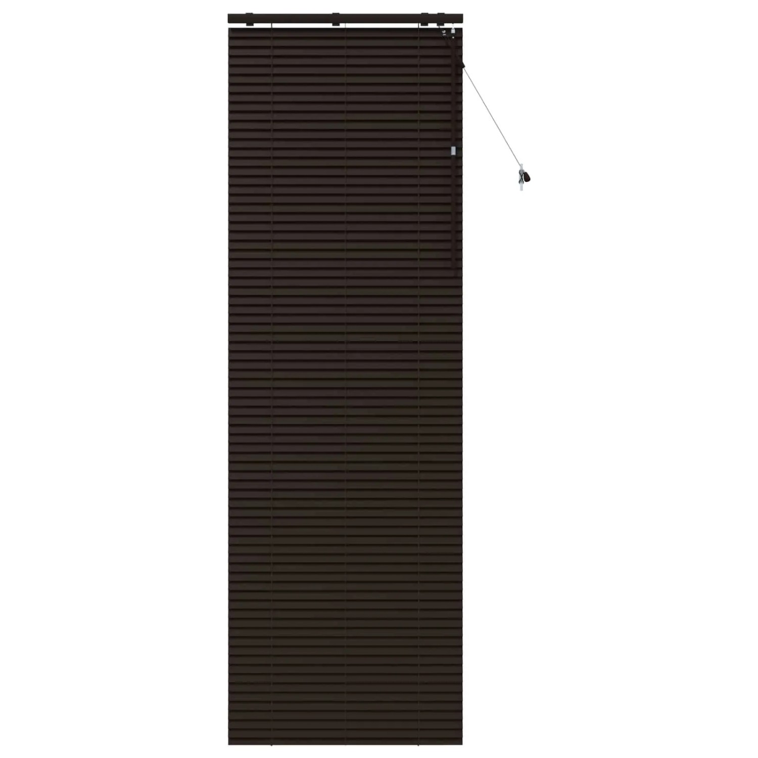 vidaXL Venezianische Jalousie Dunkelbraun 70 x 250 cm 35 mm 42015585
