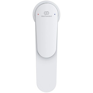 Ideal Standard Waschtischarmatur Silver, Ausladung 125mm. Einhebelmischer für Waschbecken.