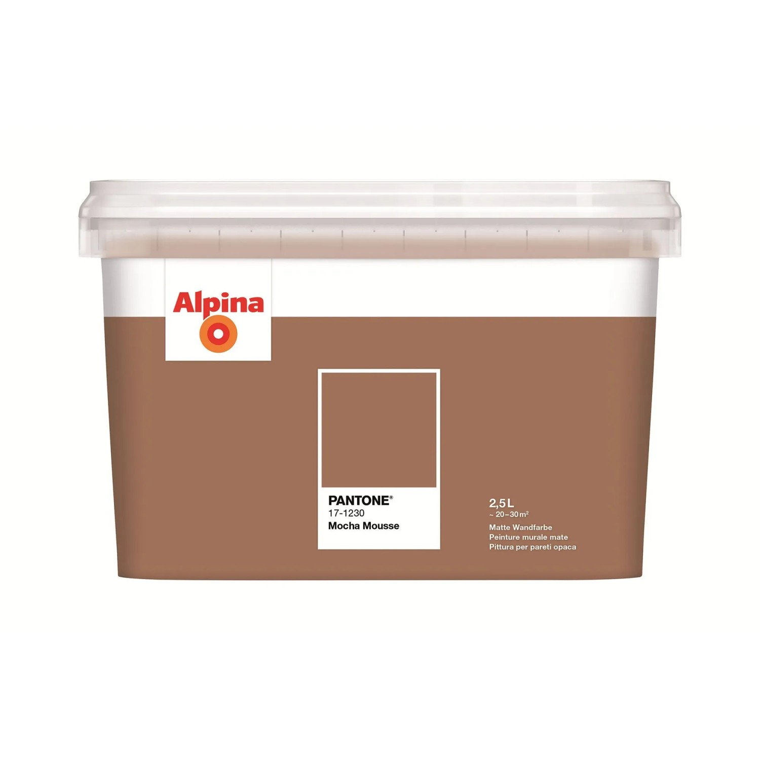 Alpina Innenfarbe Pantone Mocha Mousse 2,5, Braun