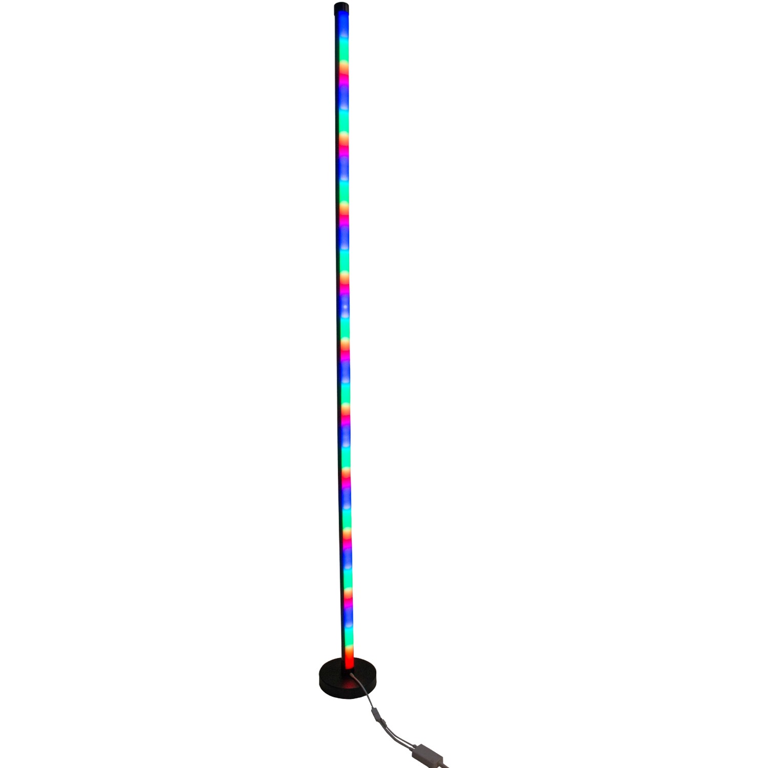 Näve LED-Stehleuchte Digital Motion Light, 150 cm, mit RGB-Farbwechsel und Fernbedienung.
