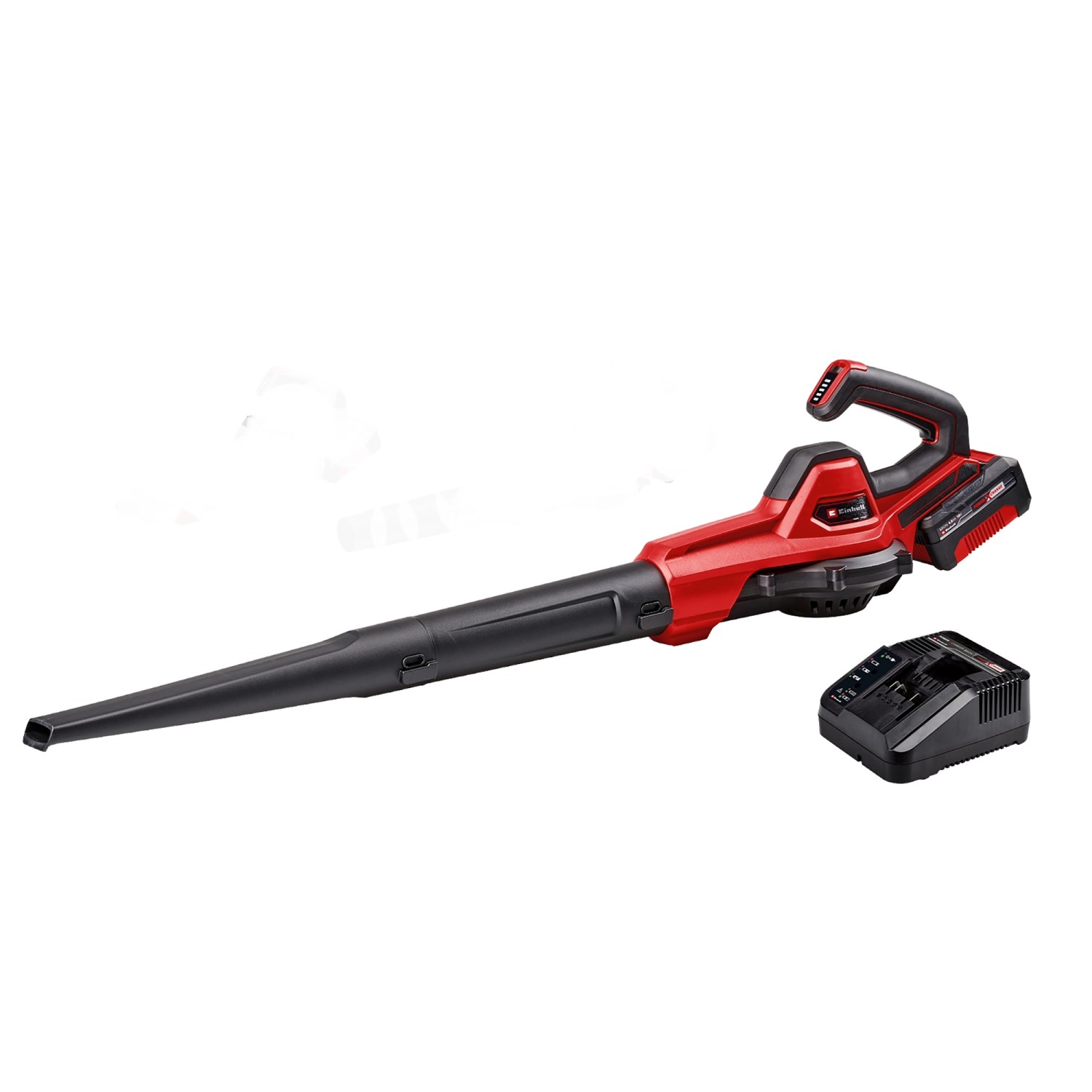 Einhell Akku-Laubbläser GE-UB 18/250 Li E 1 x 4 Ah Rot-Schwarz günstig online kaufen