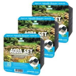 Vdvelde Aqua Set 3 Teilig Körbe Substrat Ton Nahrung & Kies