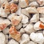Kalksteinsplitt Dalmatien-Beige, 22-32 mm, Zierkies für Garten und Landschaftsbau.