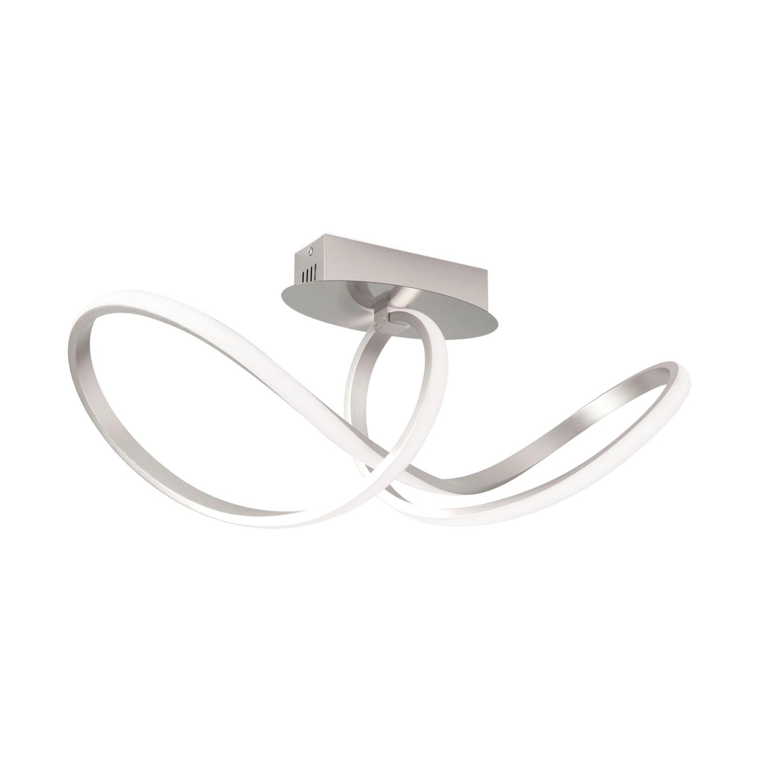 Orion Leuchten LED Deckenleuchte Silber 3000K 1800lm