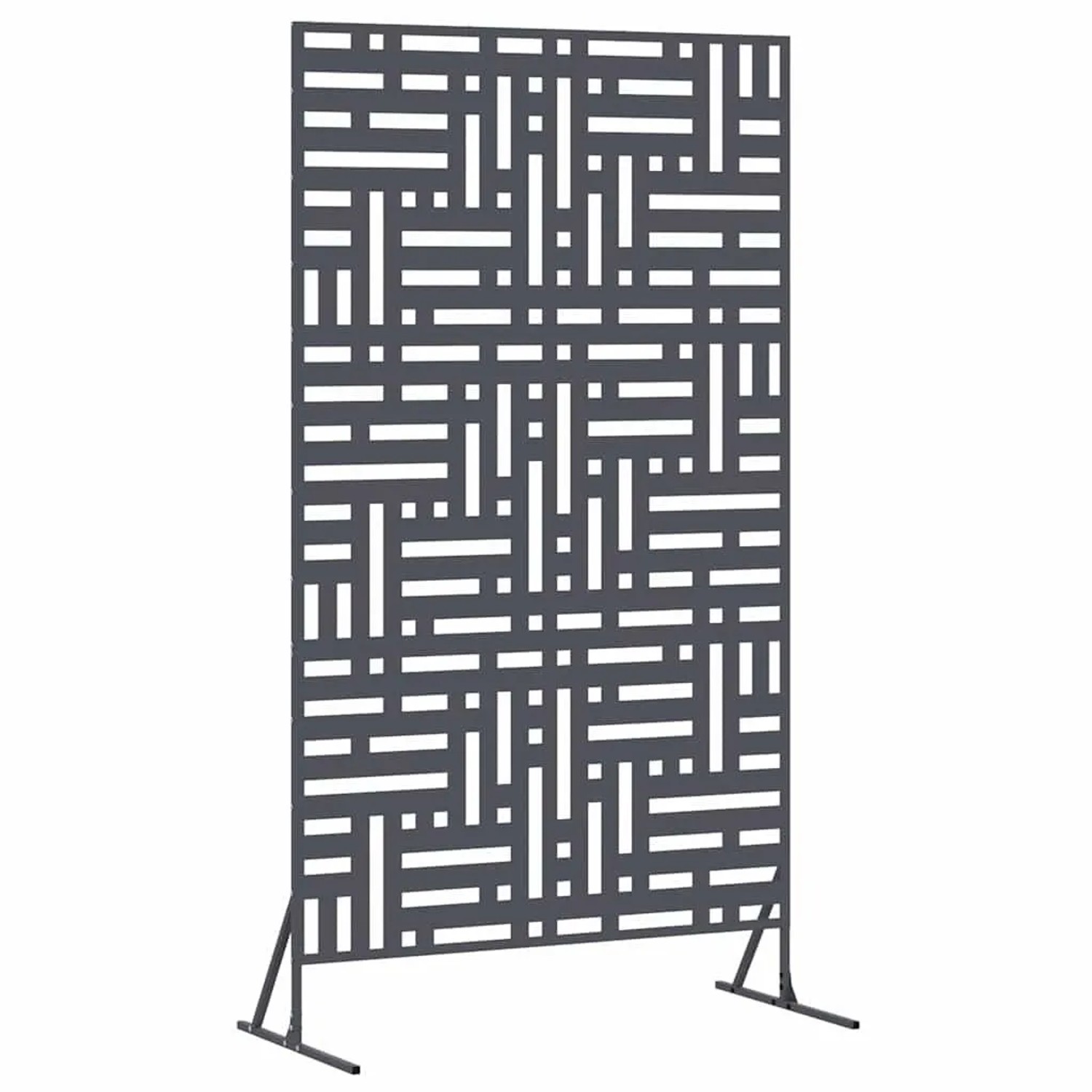 vidaXL Sichtschutz Anthrazit 100 x 50 x 180 cm Stahl 868551 günstig online kaufen