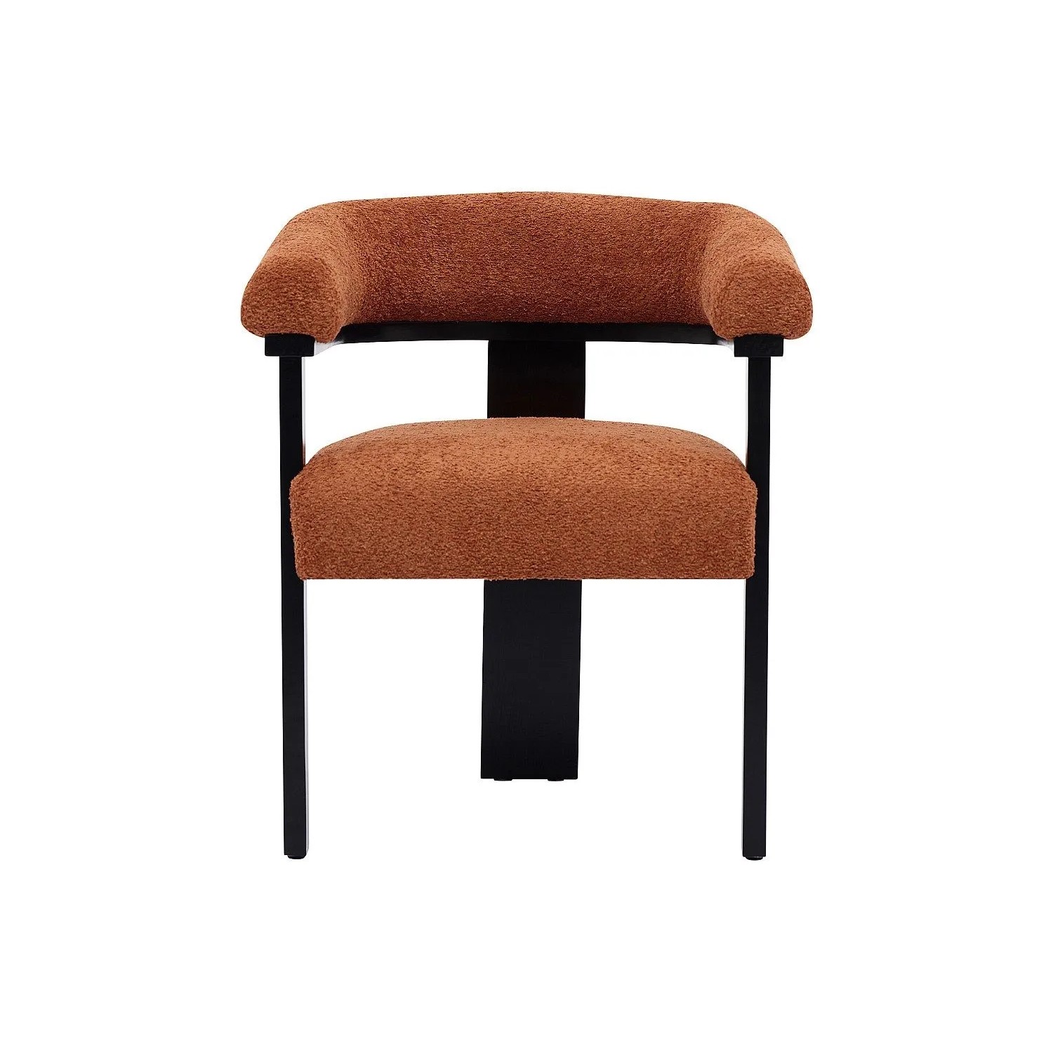 Vente-unique Stuhl Livelia Schwarz  Terracotta 64 cm