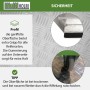 Detailansicht TRUTZHOLM Türschwellenrampe: Rutschfeste Oberfläche und Gummierung für sicheren Halt.