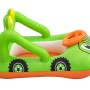 Bestway Lil' Navigator Kinder-Schlauchboot in Grün/Orange, Auto-Design für Kinder ab 3 Jahren.